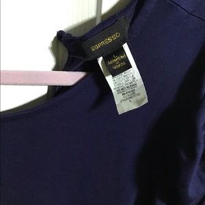Dark blue blouse